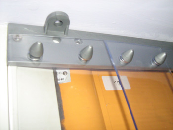 Clear PVC strips for doorways Clear PVC strips for doorways